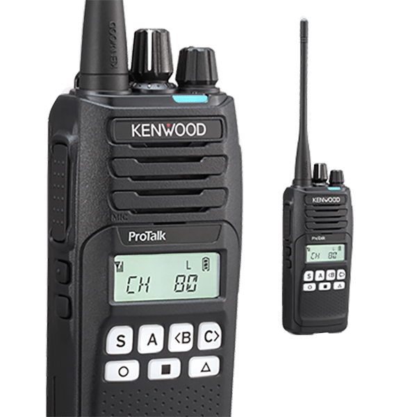 Kenwood TK-3710X UHF CB Portable Radio Half Keypad - Professional IP67 Waterproof Handheld UHF CB Radio with 127 Channels, 2000mAh Battery, Backlit Display, and 5W Power for 4WD Touring, Commercial, and Off-Road Communication