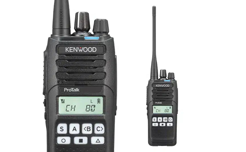 Kenwood TK-3710X UHF CB Portable Radio Half Keypad - Professional IP67 Waterproof Handheld UHF CB Radio with 127 Channels, 2000mAh Battery, Backlit Display, and 5W Power for 4WD Touring, Commercial, and Off-Road Communication