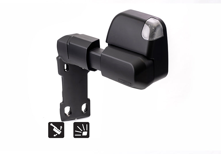 MSA 4x4 TM450 Landcruiser 70-79 Series MSA Power Fold™ Towing Mirrors (1984-Sept 2023) - Black