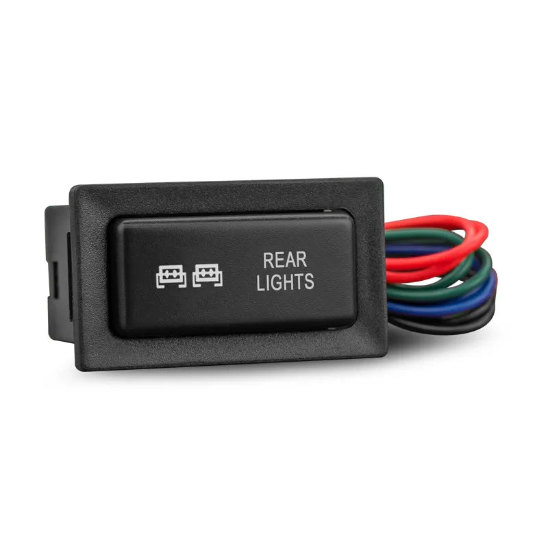 STEDI TOY-80-REAR Horizontal Toyota OEM Style Rear Light Push Button Switch To Suit 80 Series Landcruiser