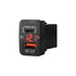 DNA Audio TOYUSB03PDQC Factory Fit USB-C PD + QC3.0 USB Fast Charger With LED Voltmeter To Suit Small Switch Sockets In Toyota Vehicles - Professional Charging &amp; Monitoring Solution