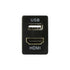 DNA TOYUSB03QCH | Factory Fit USB 12VDC Fast Charger+ HDMI Sockets To Suit Toyota Small Switch Sockets