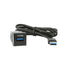 DNA TOYUSB04-1M USB3.0 Socket to USB Plug Suit Small Square Switch Sockets For Toyota Vehicles