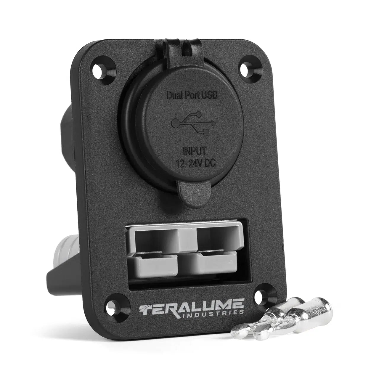 Teralume Industries QF-S-ANDO-D-QC Anderson Socket 50A & USB 3.0 - Flush Mount