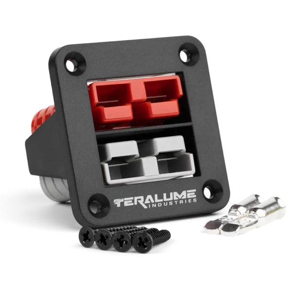 Teralume Industries QF-D-ANDO-SOLAR Dual Anderson Socket 50A 1 General/1 Solar - Flush Mount