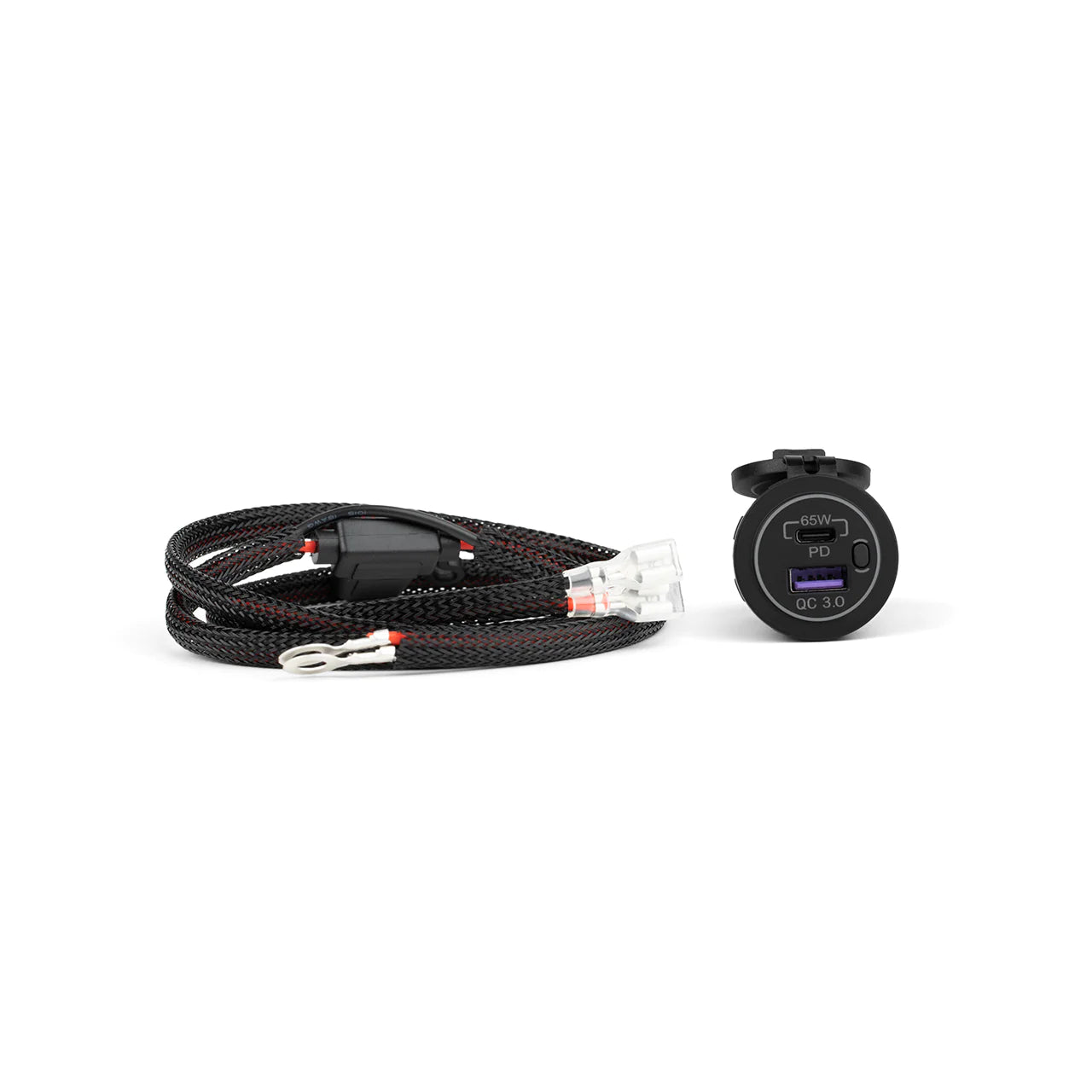 Teralume Industries QF-USB-PD-65W 65W Dual Quick Charge 3.0 PD/USB-C Charging Outlet