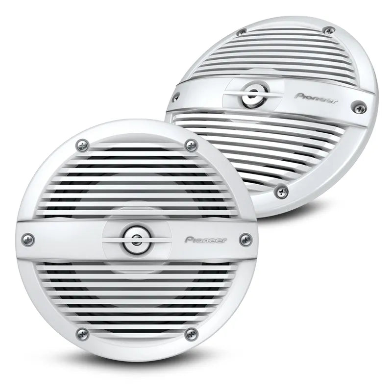 Pioneer TS-ME650FC 250W 6.5" Marine 2-Way Speaker with Classic Grille Design