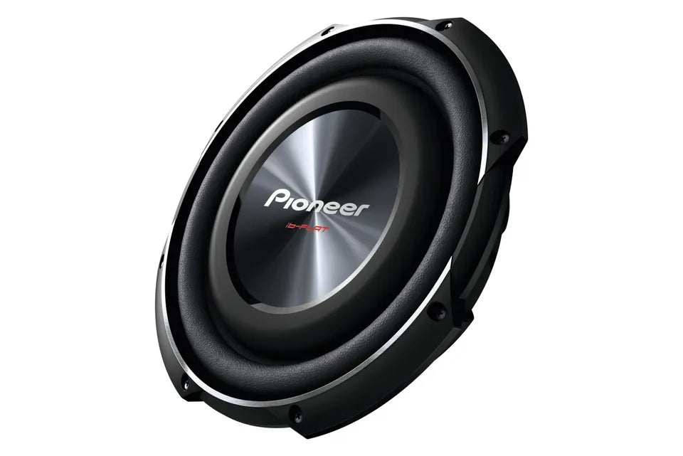Pioneer TS-SW2502S4 25cm Shallow-mount 4Ω Single Voice Coil Sub (1200W Max, 300W Nominal Input)