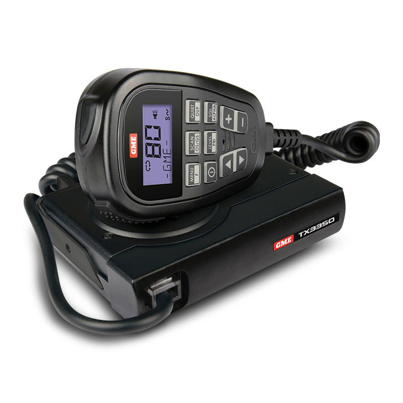 GME TX3350 5 Watt Super Compact UHF CB Radio - LCD Speaker Mic
