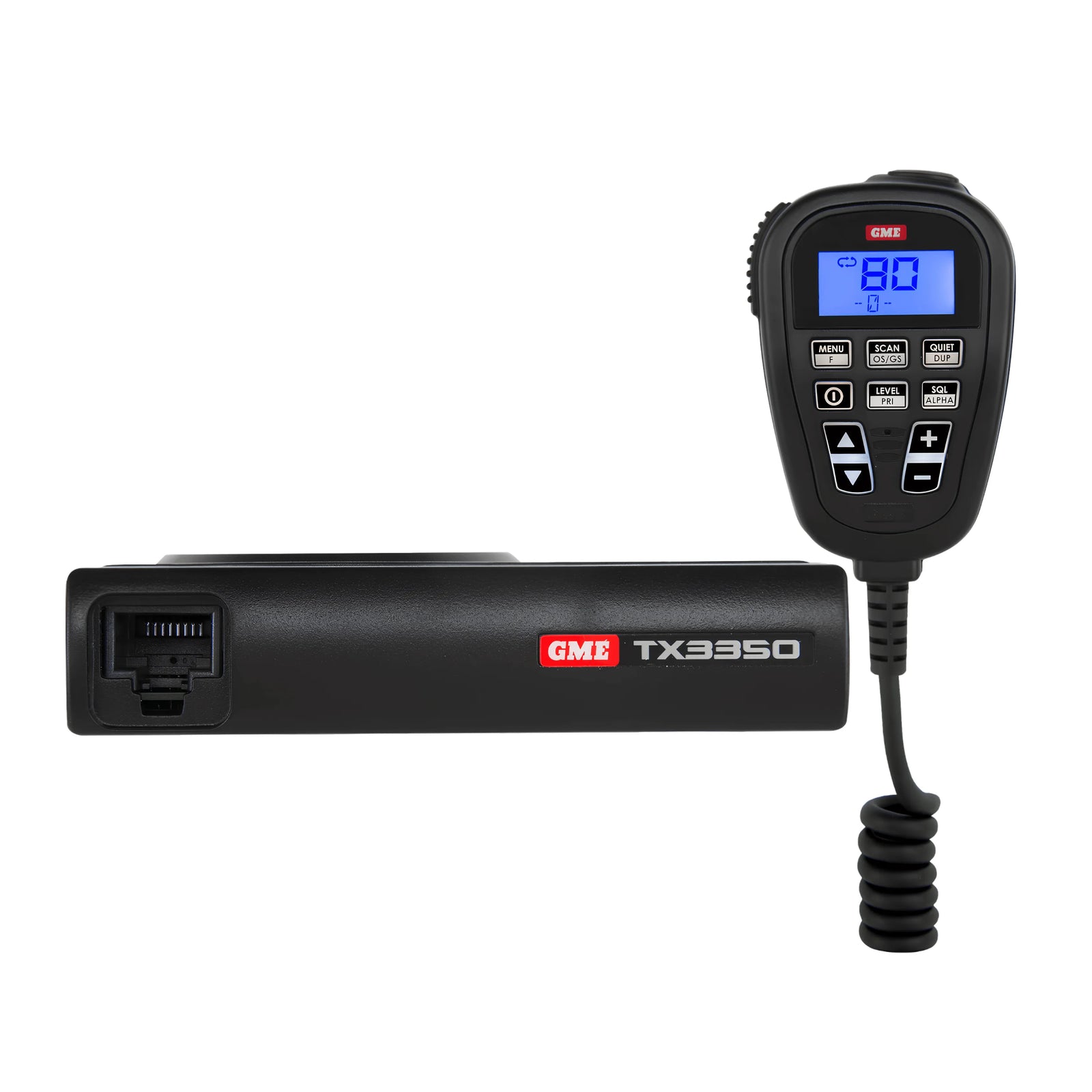 GME TX3350 5 Watt Super Compact UHF CB Radio - LCD Speaker Mic