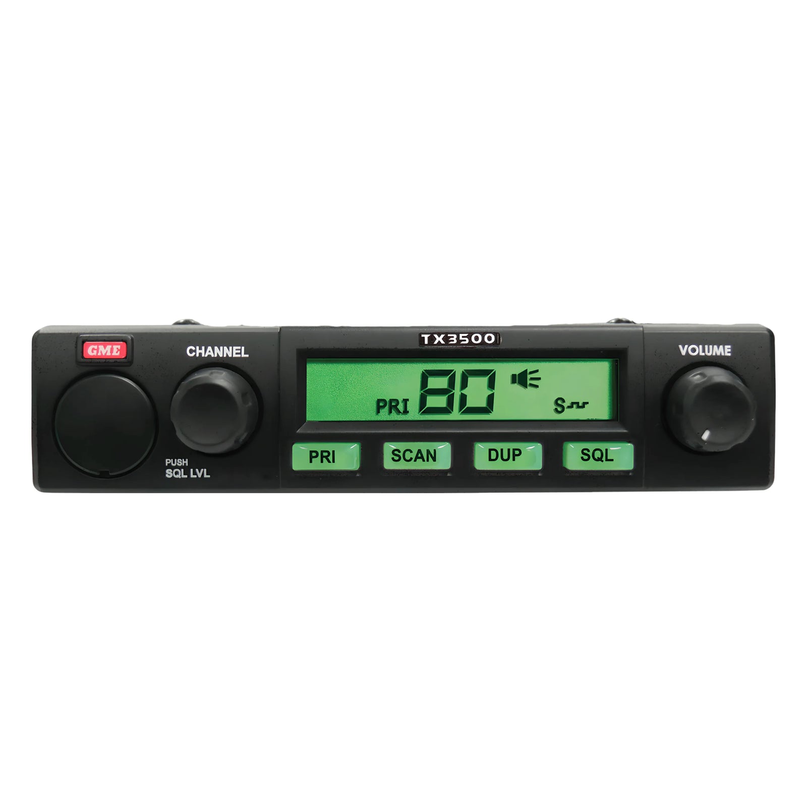GME TX3500 477MHz UHF Compact CB Radio - 80ch Upgradable