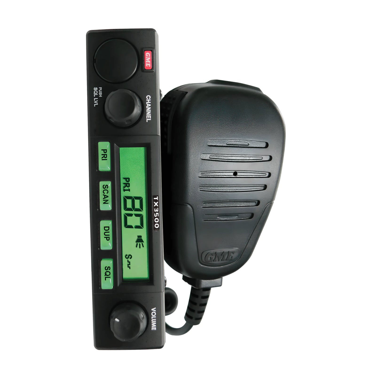 GME TX3500 477MHz UHF Compact CB Radio - 80ch Upgradable