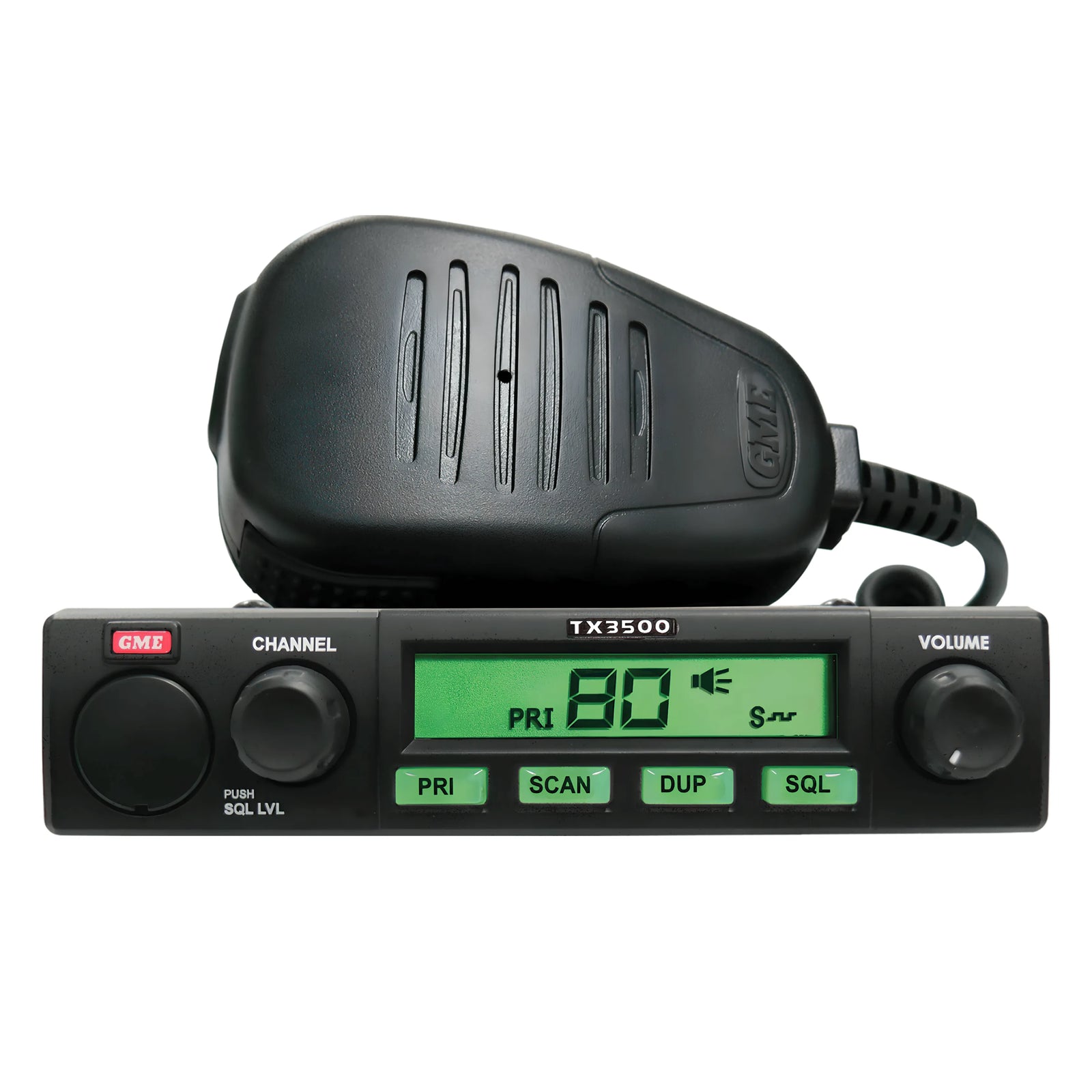 GME TX3500 477MHz UHF Compact CB Radio - 80ch Upgradable