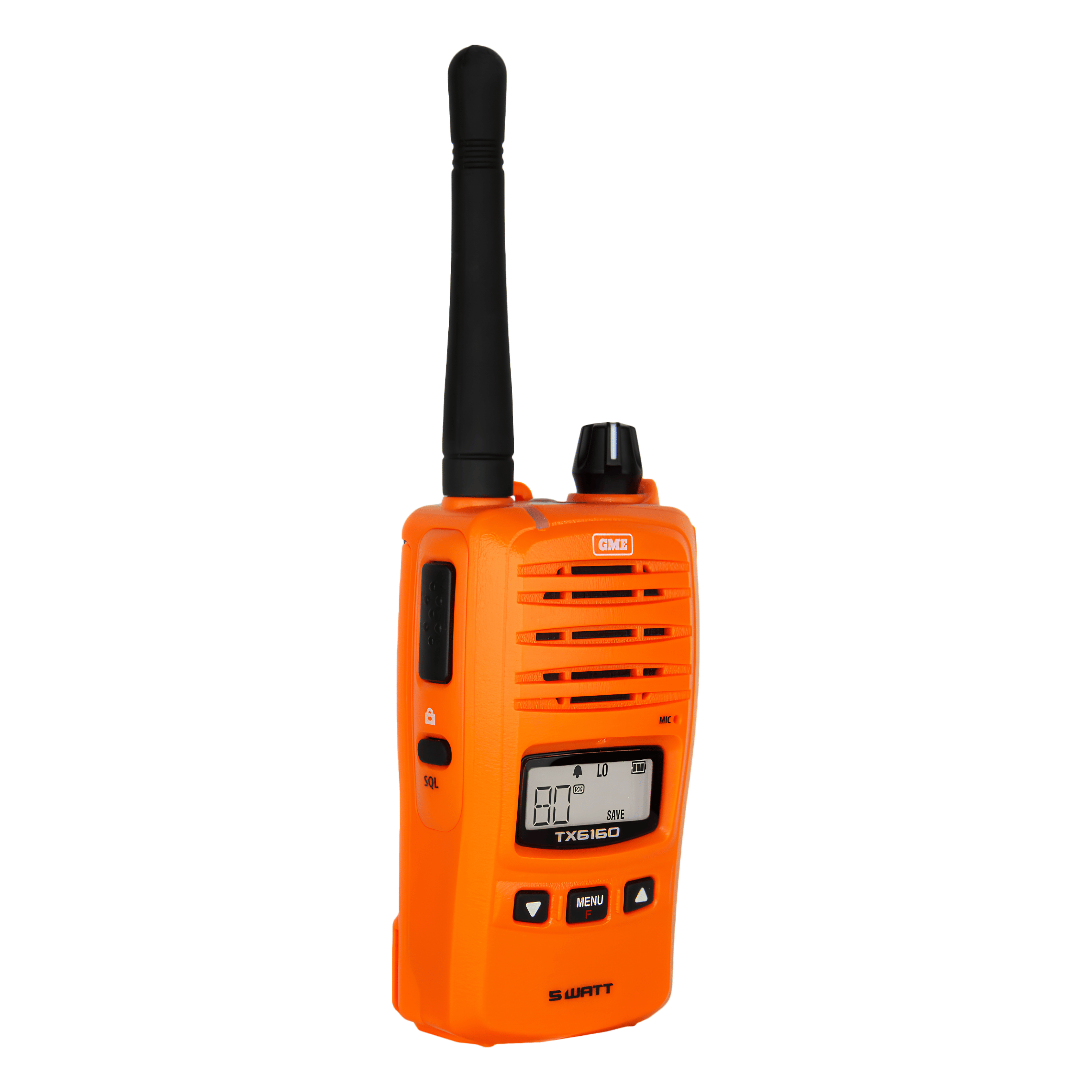 GME TX6160XO 5 Watt IP67 UHF CB Handheld Radio - Blaze Orange