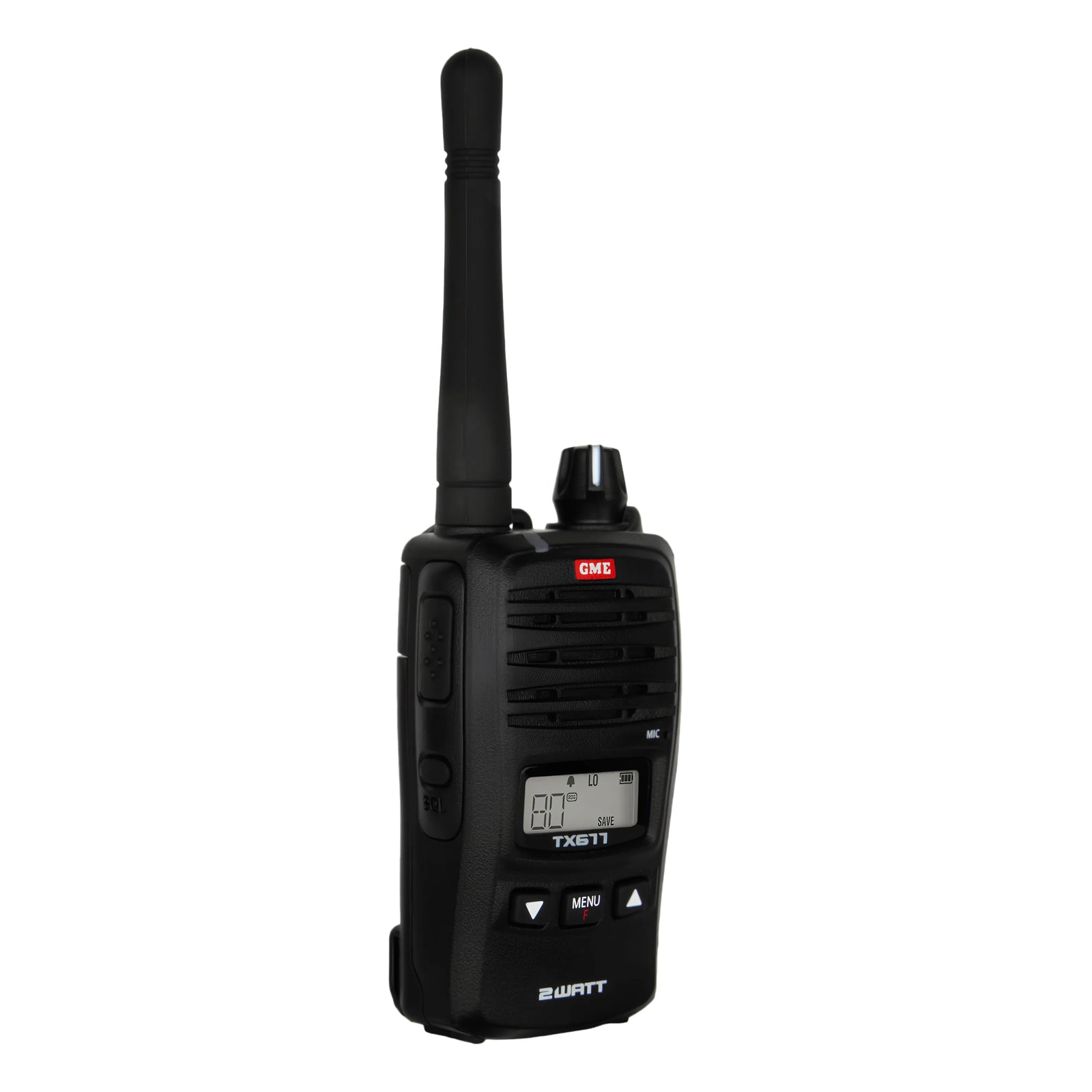 GME TX677TP 2 Watt UHF CB Handheld Radio - Twin Pack