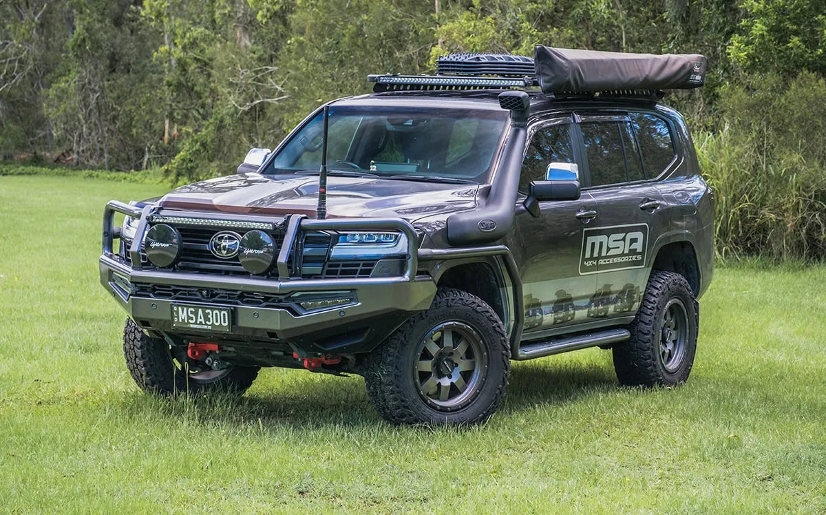 MSA 4x4 TM2253 Landcruiser 300 Series MSA Power Fold™ Towing Mirrors (07/2021-Current) GXL Model Only - Chrome