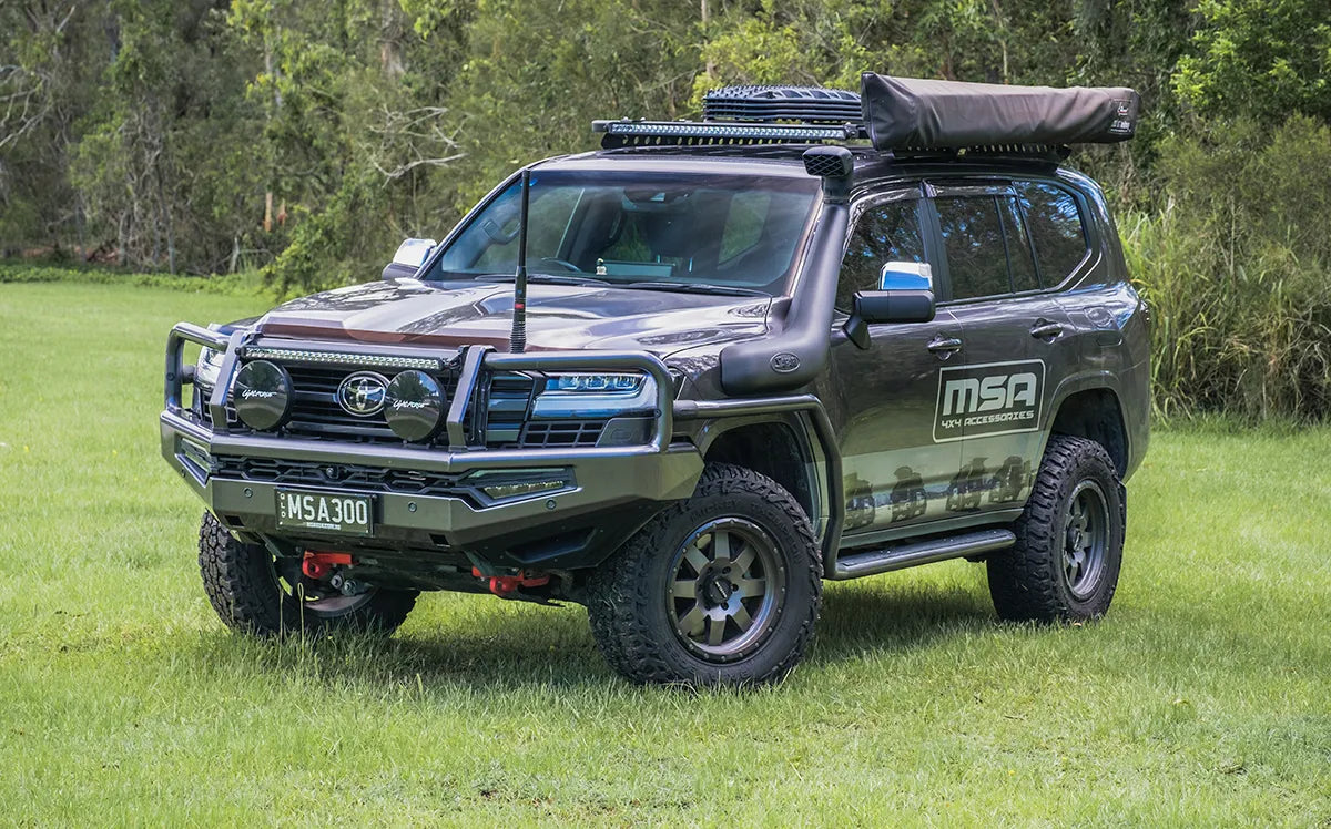 MSA 4x4 TM2251 Landcruiser 300 Series MSA Power Fold™ Towing Mirrors (07/2021-Current) GX Model Only - Chrome