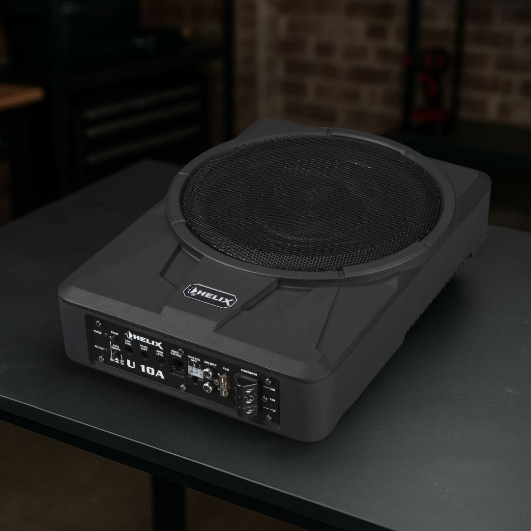 HELIX U 10A | 10" 180W RMS Active Slim Under Seat Subwoofer