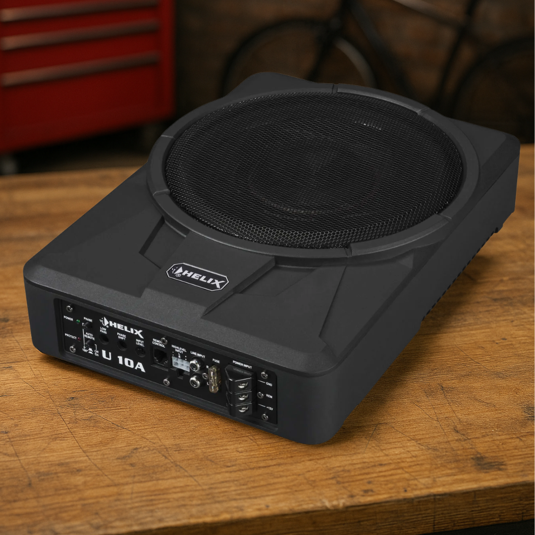 HELIX U 10A | 10" 180W RMS Active Slim Under Seat Subwoofer