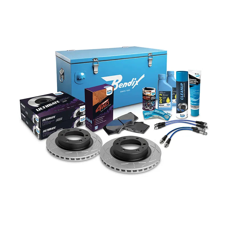 Bendix U4WD-BUK19+2 Ultimate 4WD Brake Upgrade Kit for Toyota