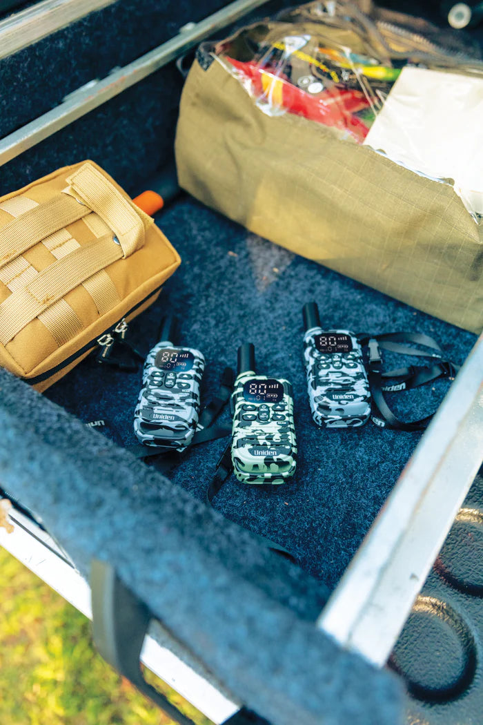 UNIDEN UH45-2 MAX - Ultra-Compact UHF Radio Twin Pack with Kid-Zone Plus and USB-C Charging