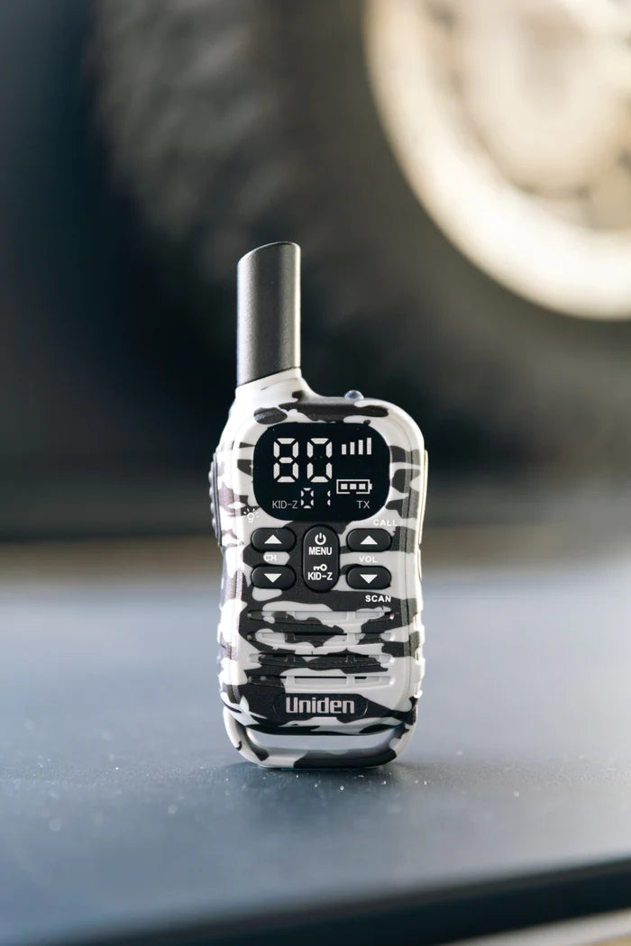 UNIDEN UH45-2 MAX - Ultra-Compact UHF Radio Twin Pack with Kid-Zone Plus and USB-C Charging