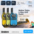 UNIDEN UH45-3 MAX - Ultra-Compact UHF Radio Triple Pack with Kid-Zone Plus and USB-C Charging