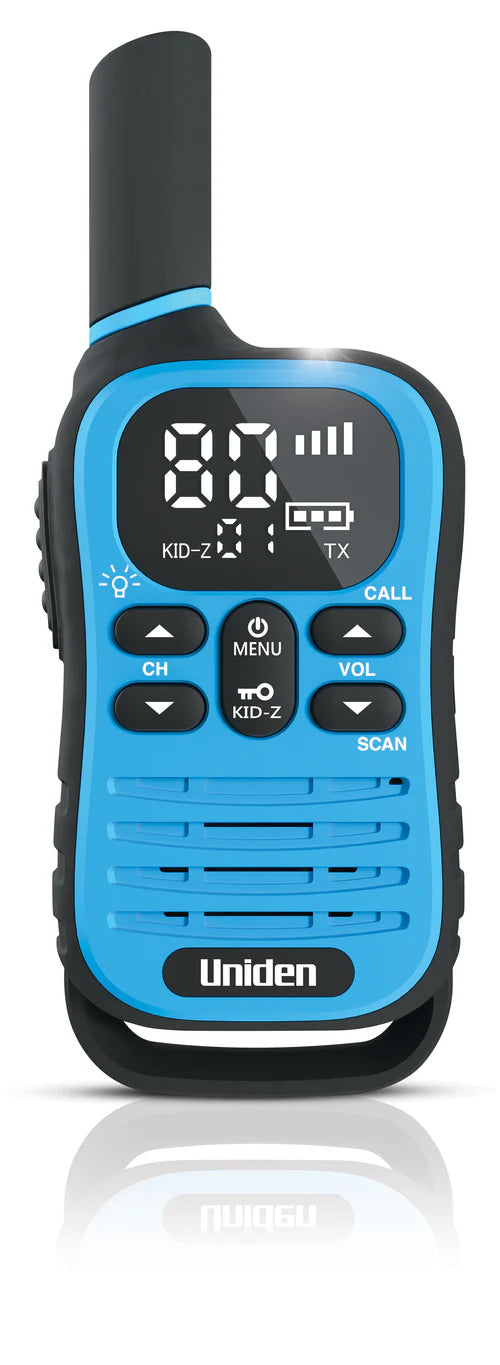 UNIDEN UH45-4 MAX - Ultra-Compact UHF Radio Quad Pack with Kid-Zone Plus and USB-C Charging