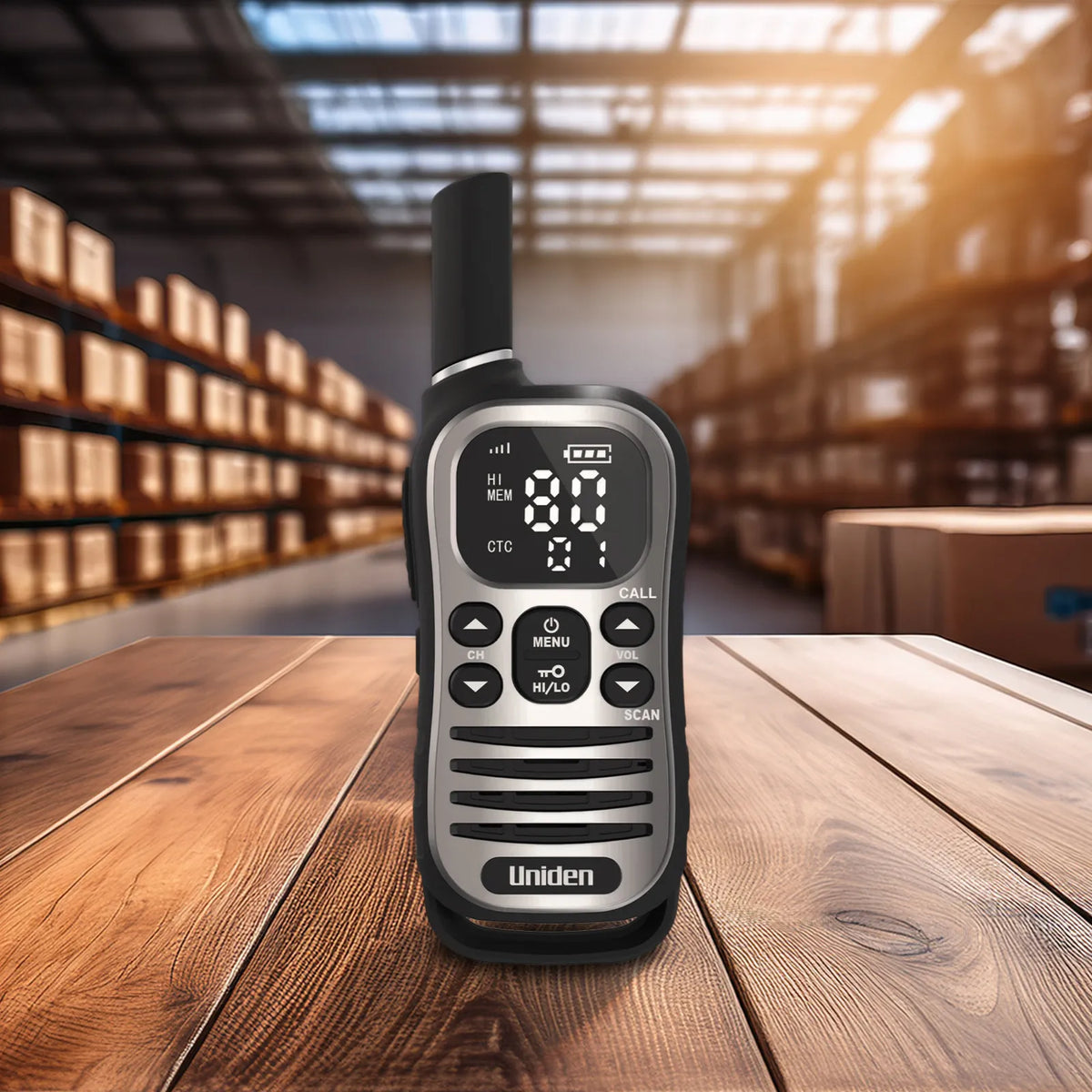 UNIDEN UH610 MAX - 1 Watt UHF Adventure Radio with Voice Scramble and USB-C Charging