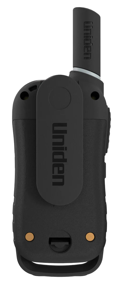 UNIDEN UH615-2 MAX - 1.5 Watt UHF Adventure Radio Twin Pack with Voice Scramble and USB-C Charging