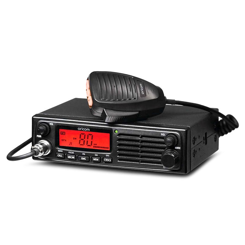 Oricom UHF088 80 Channel 5 Watt DIN Size UHF CB Radio