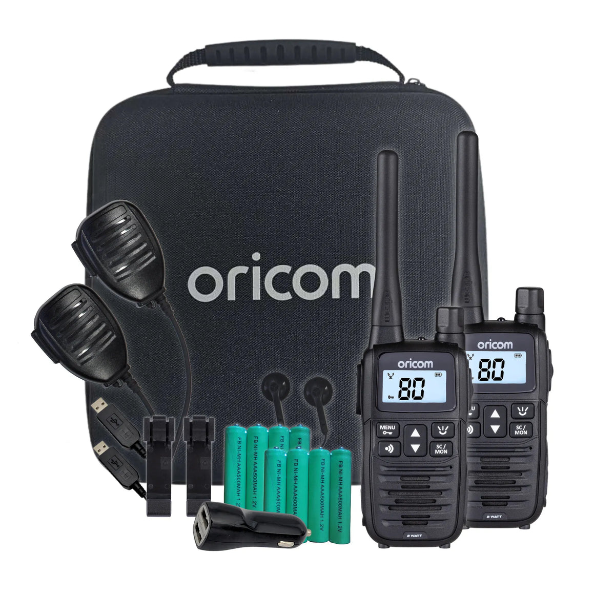 Oricom UHFTP2400 2W Handheld UHF CB Radio Trade Pack