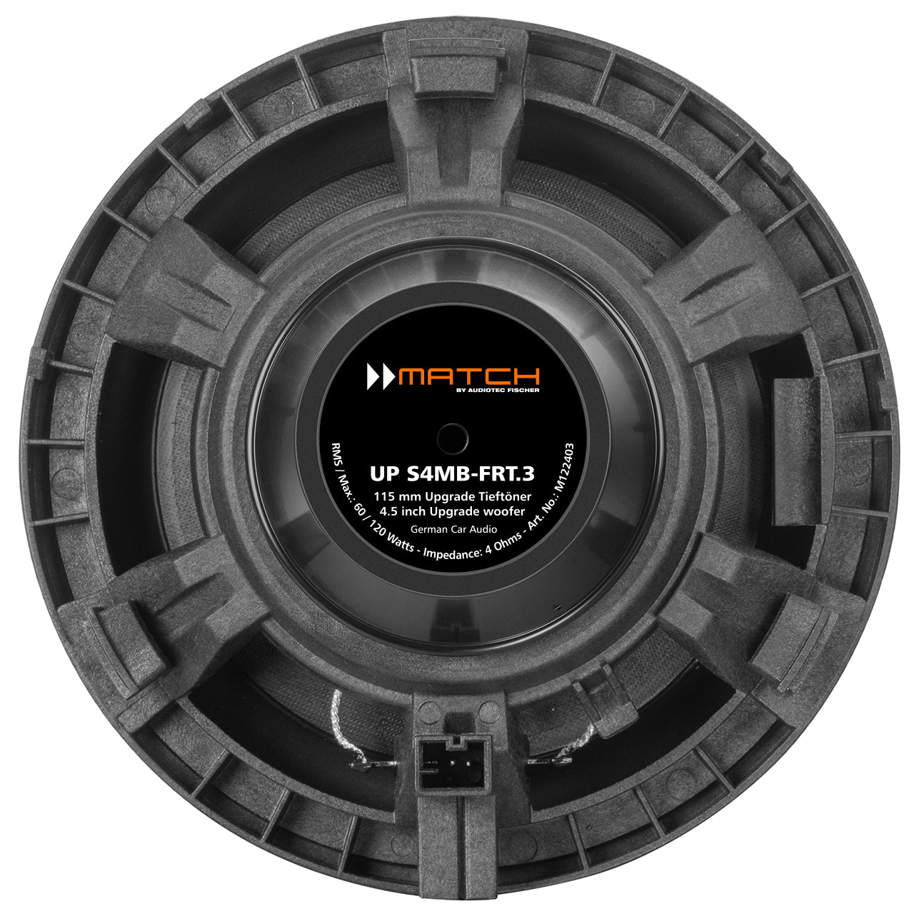 MATCH UP C42MB-FRT.3 - 4" 2-Way Component Speaker Set for Mercedes-Benz | 4Ω