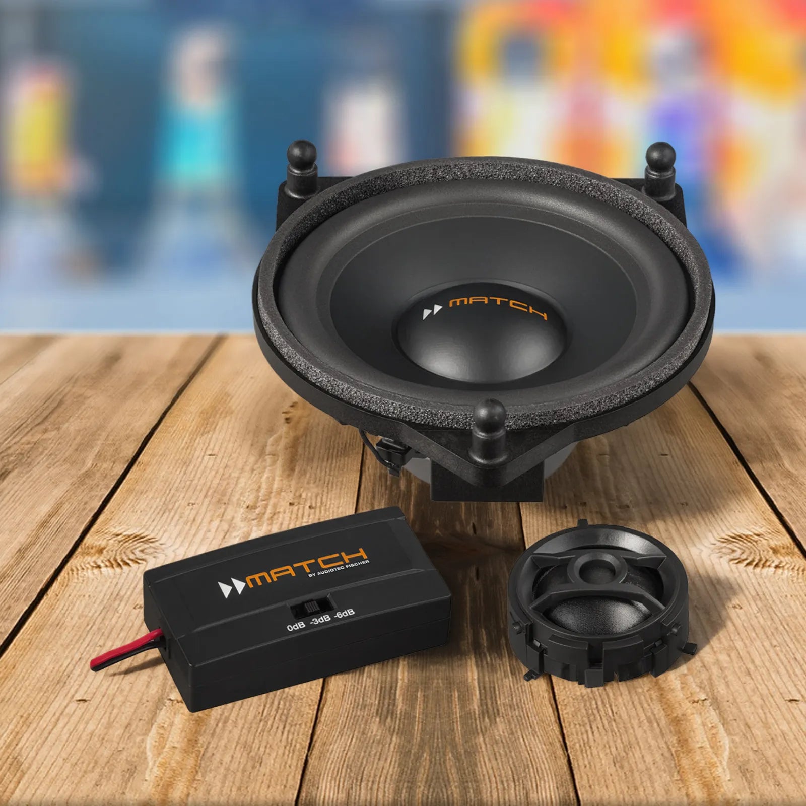 MATCH UP C42MB-FRT - 4" 2-Way Component Speaker Set for Mercedes-Benz | 4Ω