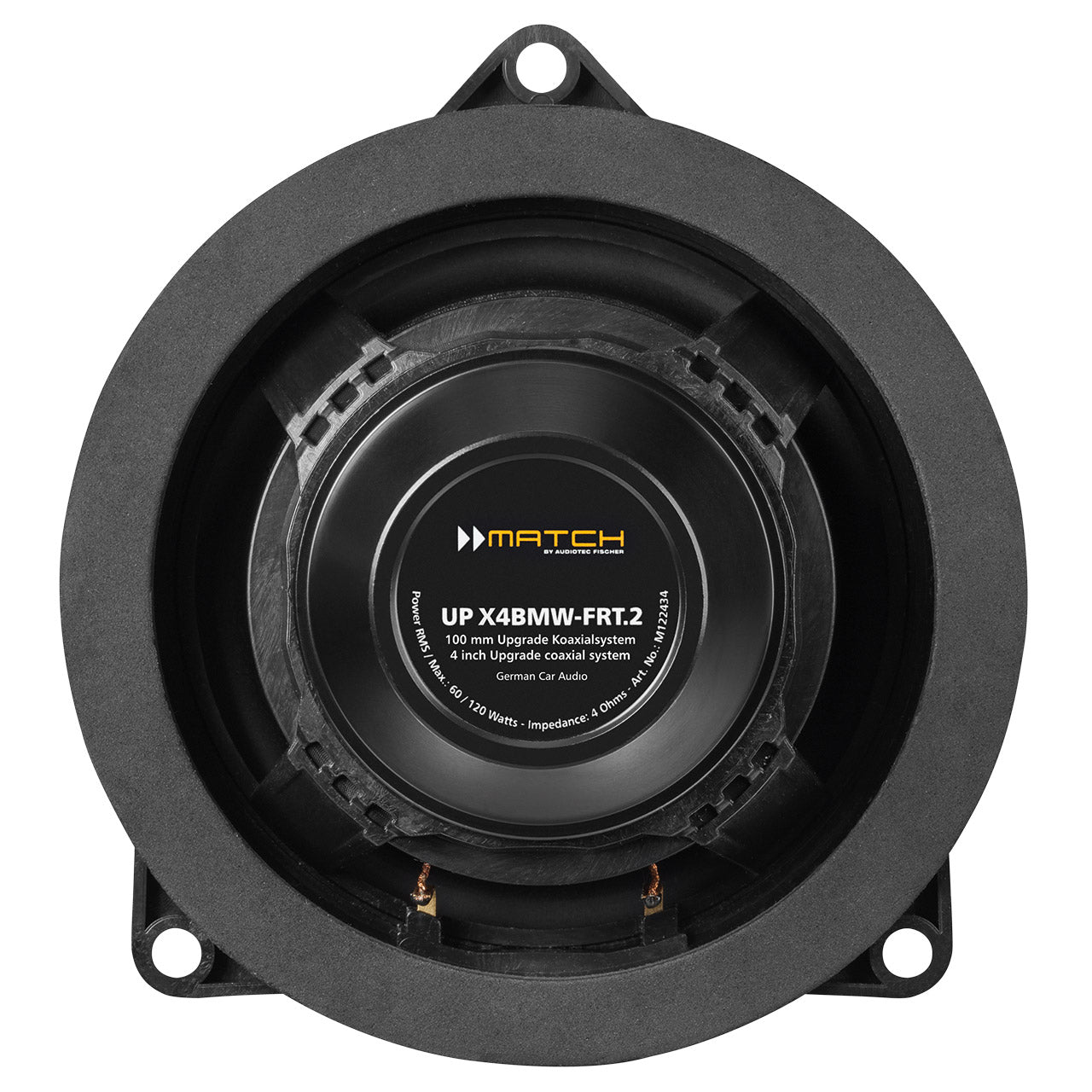 MATCH UP X4BMW-FRT.2 - 2-Way Coaxial Speaker Set for BMW Type 2 | 4Ω