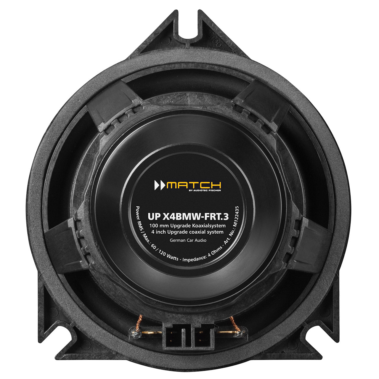 MATCH UP X4BMW-FRT.3 - 2-Way Coaxial Speaker Set for BMW Type 3 | 4Ω