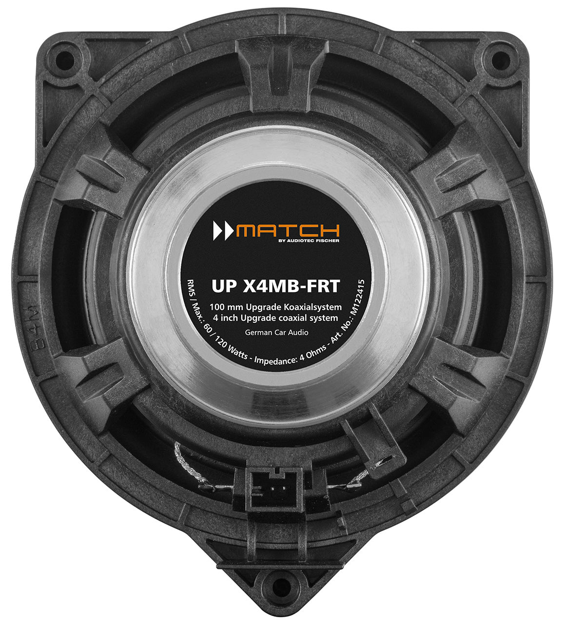 MATCH UP X4MB-FRT - 2-Way Coaxial Speaker Set for Mercedes-Benz | 4Ω