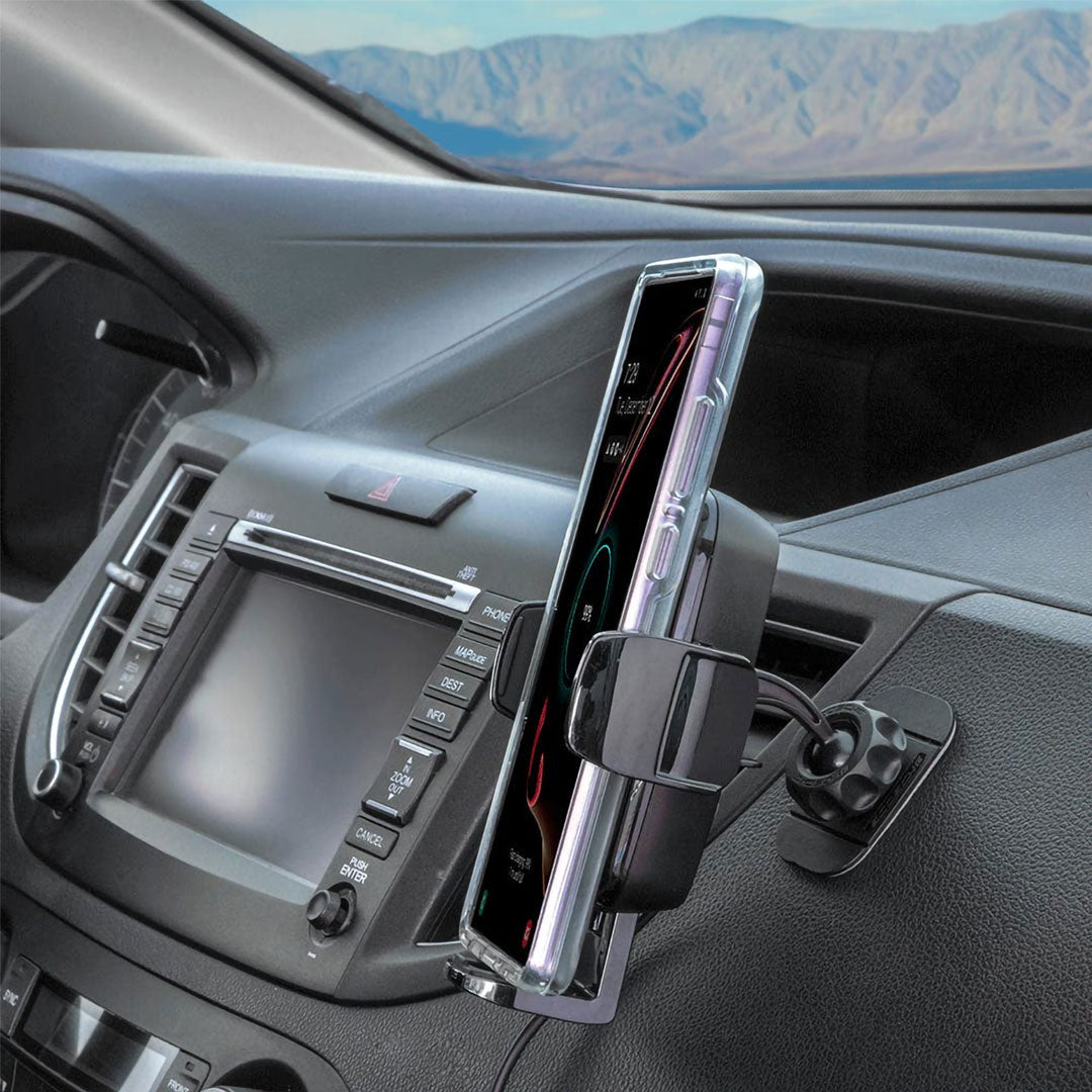 Scosche UQ3DV-SP | StuckUp Universal Vent & Dash Mount – Adjustable Phone Holder