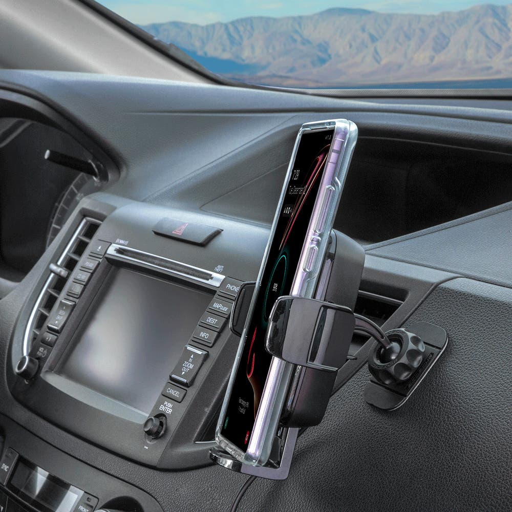 Scosche UQ3DV-SP | StuckUp Universal Vent & Dash Mount – Adjustable Phone Holder