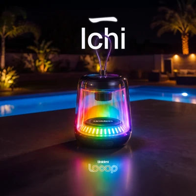 Uniden Looop Ichi 5W Bluetooth Speaker Magnetic Base IPX4
