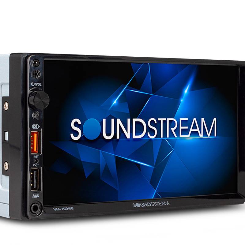 Soundstream VM-700HB 7” Double DIN Mechless Multimedia Receiver With Android Link