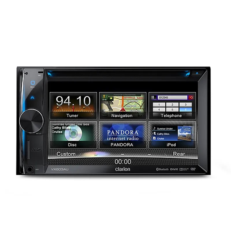 Clarion VX603AU 2DIN DVD Multimedia Station With 6.2" Touch Panel Control