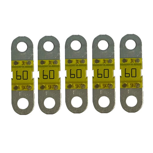 Victron Energy CIP134060020 MIDI-fuse 60A/58V-M6 | 5-Pack Heavy-Duty Fuse