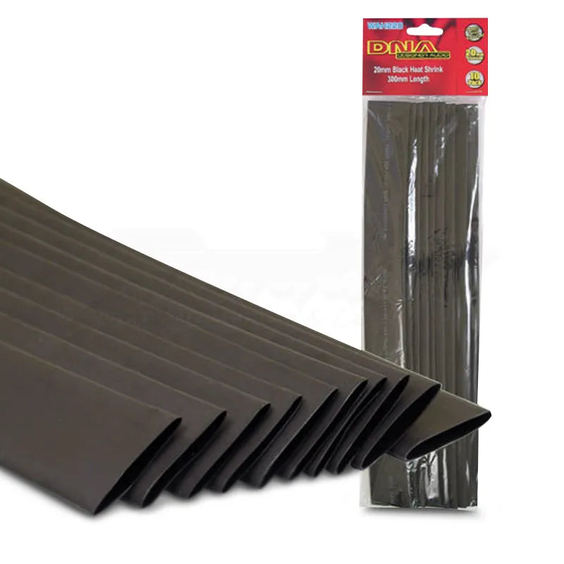 DNA WAH220 20mm Heatshrink Black - 10 Pieces