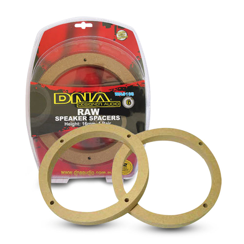 DNA WAS106 6" Raw MDF Speaker Spacers - Pair
