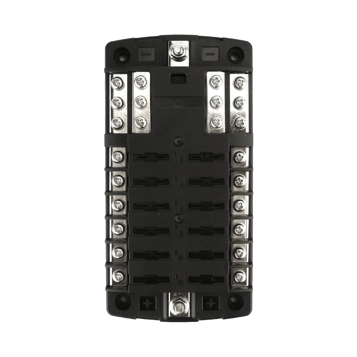 DNA WBFB12 12-Circuit ST Blade Fuse Block with Negative Bus