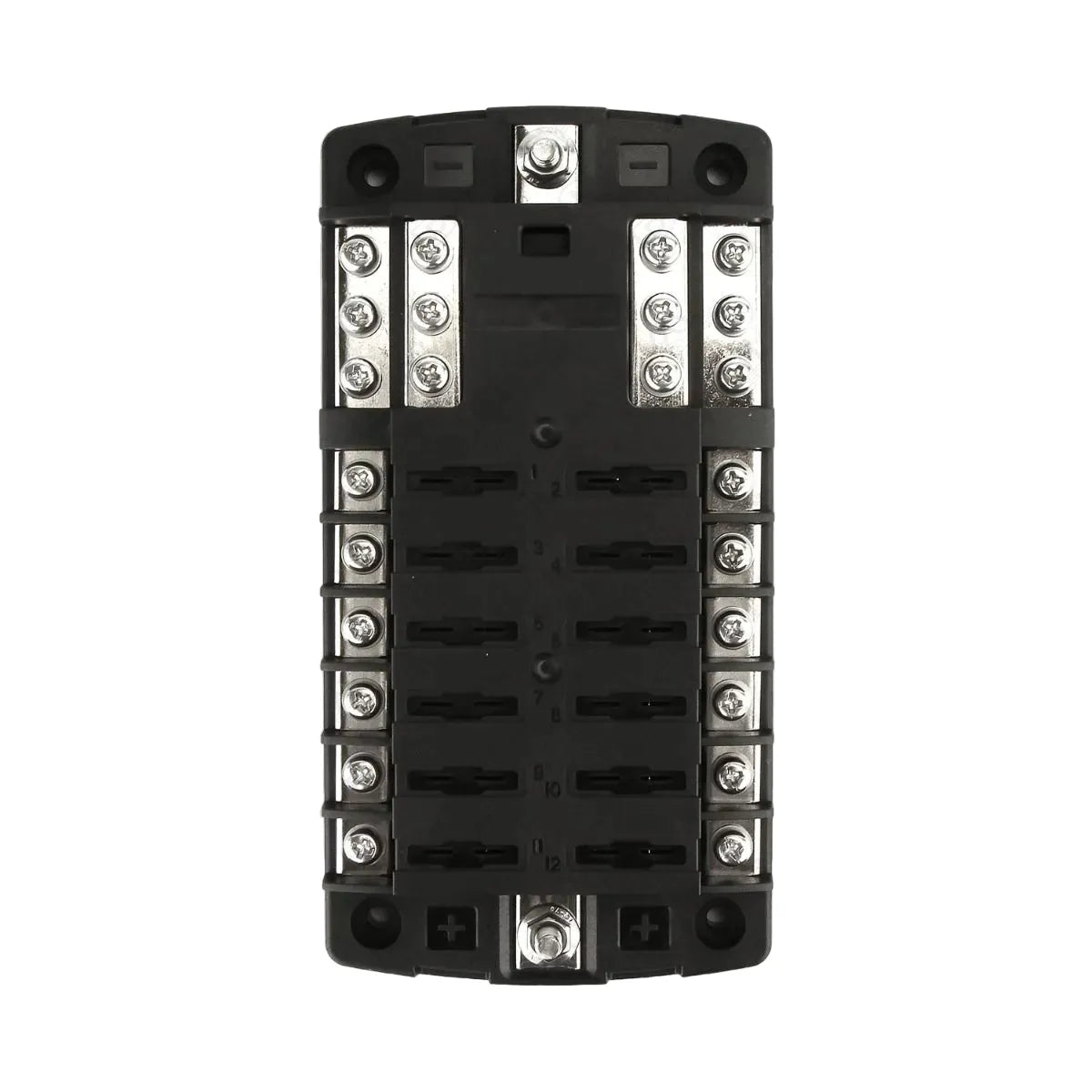 DNA WBFB12 12-Circuit ST Blade Fuse Block with Negative Bus