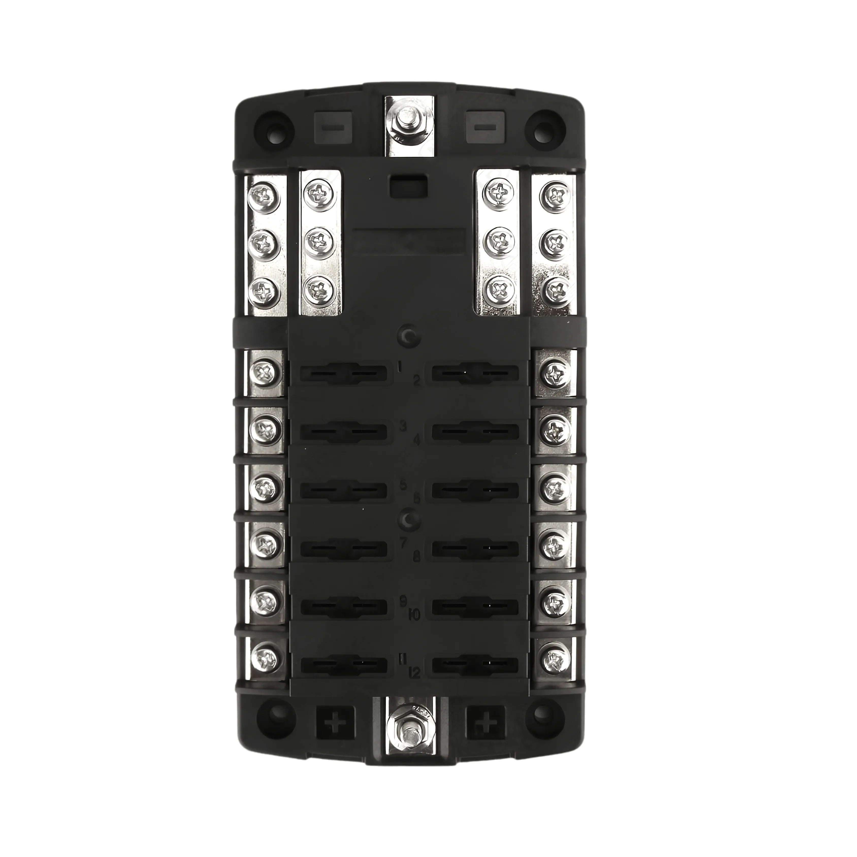 DNA WBFB12 12-Circuit ST Blade Fuse Block with Negative Bus