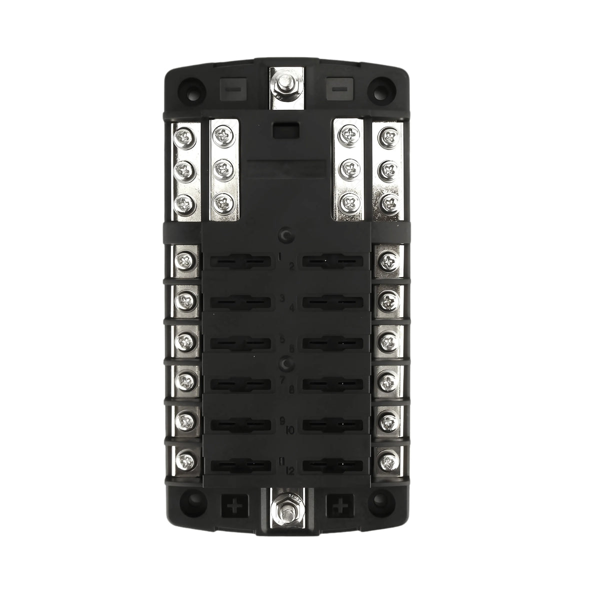 DNA WBFB12 12-Circuit ST Blade Fuse Block with Negative Bus