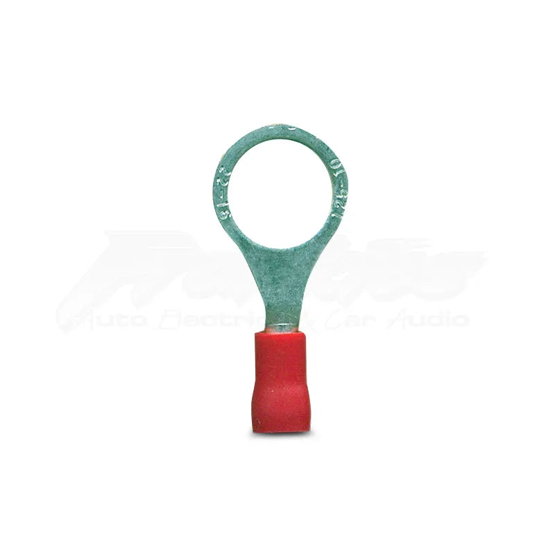 DNA WCI106 10.5mm Red Ring Crimp Terminals - 100 Pieces